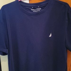 Nautica Blue XL Performance Tee